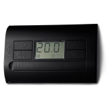 Termostat elektroniczny czarny, wyświetlacz LCD dzień/noc, lato/zima 1P 5A 230V 1T.31.9.003.2000