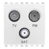 Gniazdo TV-FM-SAT bezpośrednie, 3 wyjścia, 1 dB