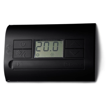 Termostat elektroniczny czarny, wyświetlacz LCD dzień/noc, lato/zima 1P 5A 230V 1T.31.9.003.2000