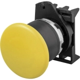 Przycisk dłoniowy żółty średnica 40mm, stabilny PPFN3S4N