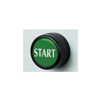 Przycisk z wygrawerowanym czołem zielony – START PPRN2/START