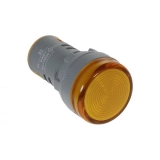 Lampka sygnalizacyjna z obudową 22mm LED żółta 220V
