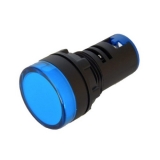 Lampka sygnalizacyjna z obudową 22mm LED niebieska 24V