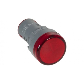 Lampka sygnalizacyjna z obudową 22mm LED czerwona 220V