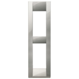 Ramka Classic 2M panelowa metal, metalizowany srebrny