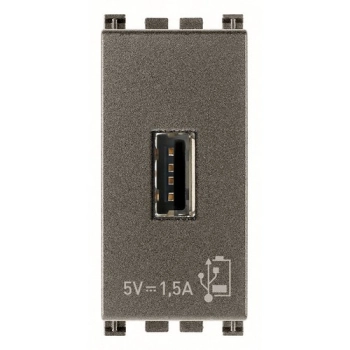 Zasilacz 5 V 1,5 A, 1 wyjście USB typu A, metal, 1M