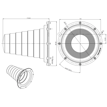 KEL-ULTRA flex 2 Przepust kablowy stożkowy, 75-115 mm
